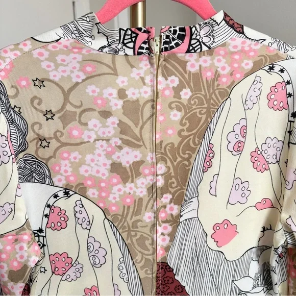 Vintage 70s Holly Gloria Moret of California Floral Boho Maxi Dress Size S/M - Picture 7 of 11